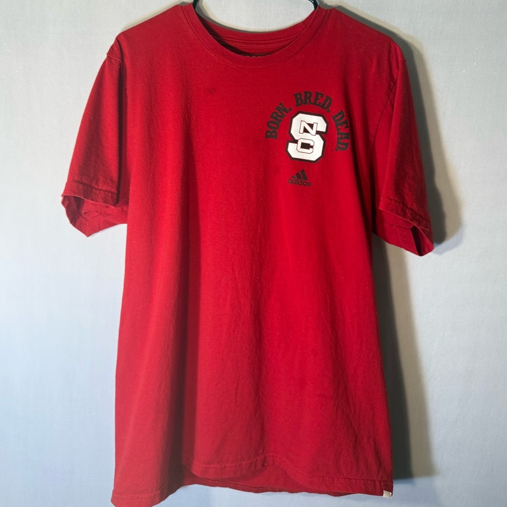 Adidas Bold Red Men's Short Sleeve Tee